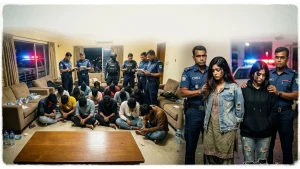 আলোচিত সেই বাড়ি থেকে পুলিশ কর্মকর্তার দুই মেয়েও আটক Untitled 1 6a879d85000d63ca